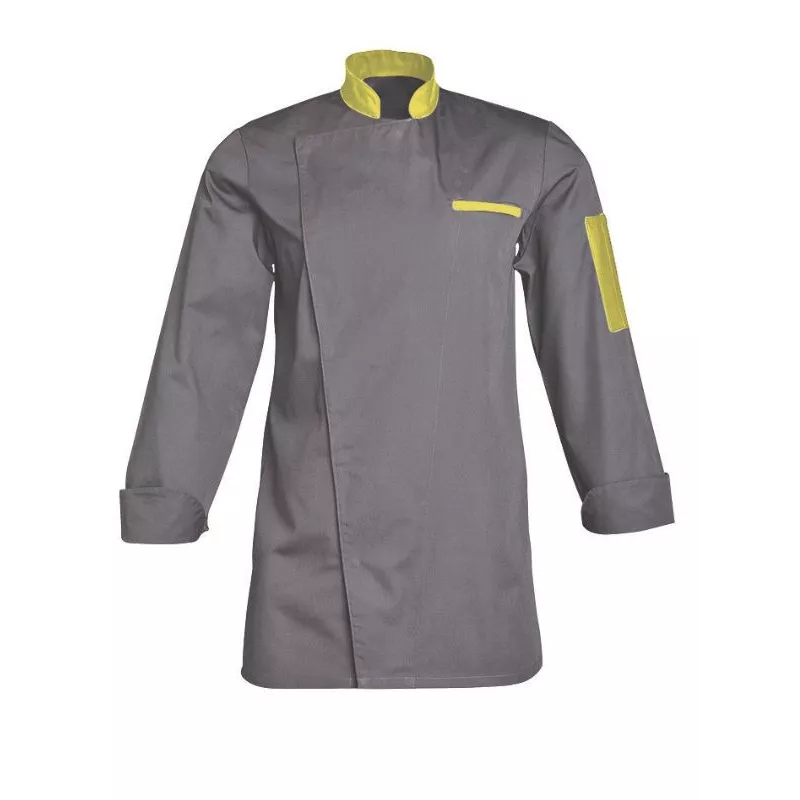 Veste de Cuisine Homme Florent | Col Officier, Boutons Pression, Tissu Respirant | Usage Intensif en Restauration Veste de Cuisine Homme Florent | Col Officier, Boutons Pression, Tissu Respirant | Usage Intensif en Restauration
