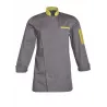 Veste de Cuisine Homme Florent | Col Officier, Boutons Pression, Tissu Respirant | Usage Intensif en Restauration