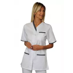 Blouse Médicale Blanche Suzie | Personnel Hospitalier - Shop ta blouse