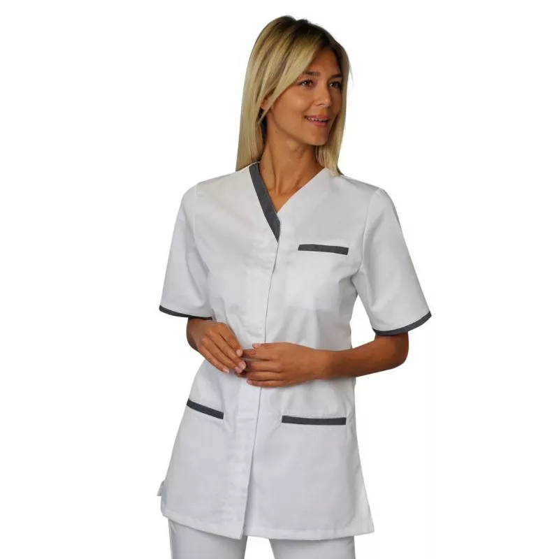Blouse Médicale Blanche Suzie | Personnel Hospitalier - Shop ta blouse