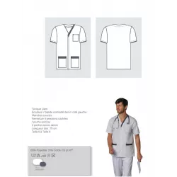 Tunique Médicale Homme - Hôpital, Clinique, EMS | Shop ta blouse