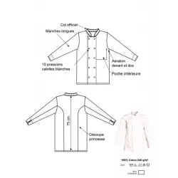 Veste de Cuisine Homme - Restaurant, Chef, Cuisine Pro | Shop ta blouse