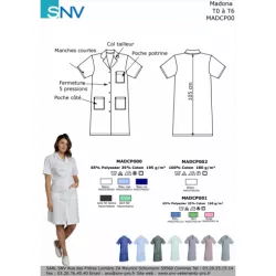 Blouse Médicale Rayée - Hôpital, Urgence, Cabinet | Shop ta blouse