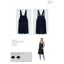 Tablier de Cuisine Sushi à Bavette | Restaurant & Café - Shop ta blouse