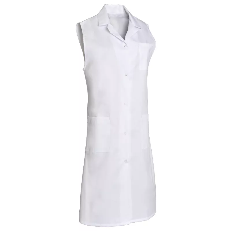 Blouse Sans Manche Blanche – Infirmières, Centre de Soins, Laboratoire | Shop ta blouse