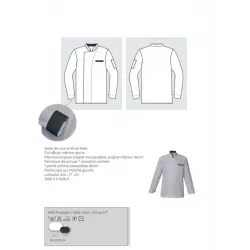 Veste de Cuisine Malo Professionnelle - Chef, Restauration, Service | Shop ta blouse