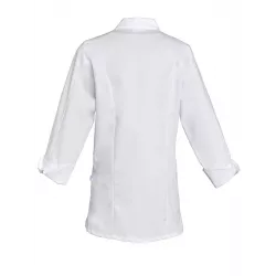 Veste de Cuisine Blanche Sabine | Vêtement Professionnel Restaurant - Shop ta blouse