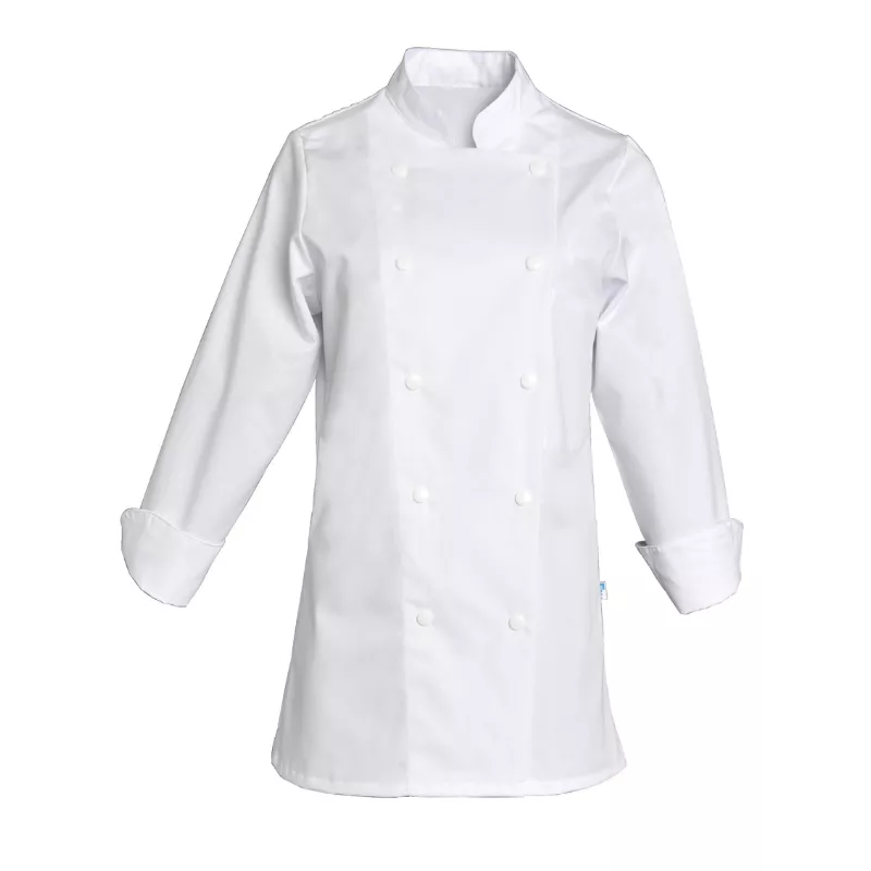 Veste de Cuisine Blanche Sabine | Vêtement Professionnel Restaurant - Shop ta blouse