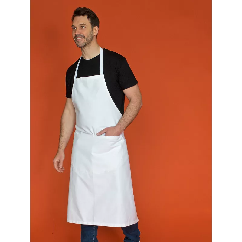 Tablier de Cuisine à Bavette avec Poche | Restauration Pro - Shop ta blouse