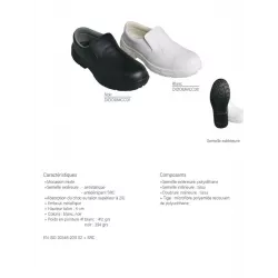 Mocassins de Sécurité Didier | Confort Professionnel Hôpital - Shop ta blouse
