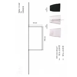 Tablier Court 55 cm Cuisine | Tablier Pro Restauration - Shop ta blouse