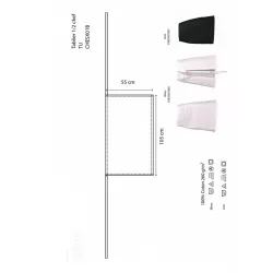 Tablier de Cuisine Chef 85 cm | Restauration & Collectivités - Shop ta blouse