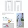 Pantalon professionnel Zéphyr femme et polyester recyclé