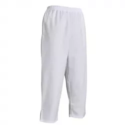 Pantacourt professionnel femme en polycoton – Ceinture élastique