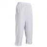 Pantacourt professionnel femme en polycoton – Ceinture élastique