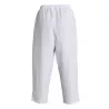 Pantacourt professionnel femme en polycoton – Ceinture élastique