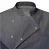 Veste de cuisine mixte en denim stretch – Modèle Scott