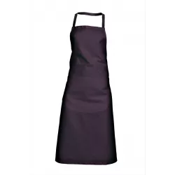 Tablier valet blanc coton 260g avec poche – Taille unique