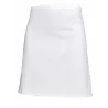 Tablier demi-chef blanc 55 cm coton 260g – Lot de 5