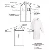 Blouse porteur viande capuche chevron 440g | Shoptablouse