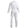 Combinaison Charles Blanche Agro Mixte Pressions Cachées | Shoptablouse