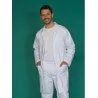 Blouse Homme Coton Pressions Manches Longues | Shoptablouse