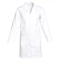 Blouse blanche chimie 100% coton | Shoptablouse
