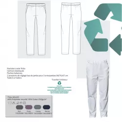 Pantalon médical mixte THILIO écoresponsable | Shoptablouse