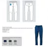 Pantalon médical unisexe STELLA stretch | Shoptablouse