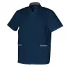 Tunique médicale Homme WOODY MC TENCEL™ Col Officier | Shoptablouse