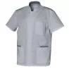 Tunique médicale Homme WOODY MC TENCEL™ Col Officier | Shoptablouse