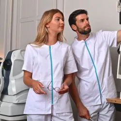 Tunique médicale Homme SIRIUS  Stretch Manches Courtes | Shoptablouse
