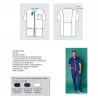 Tunique médicale Homme SIRIUS  Stretch Manches Courtes | Shoptablouse