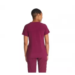 Tunique médicale haut cache cœur femme