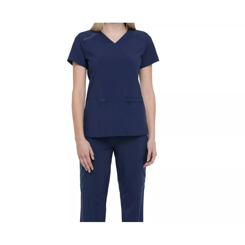 Tunique médicale haut cache cœur femme